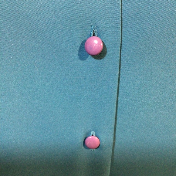 VINTAGE Robin’s Egg Blue Drop Waist Dress EUC - Picture 4 of 7